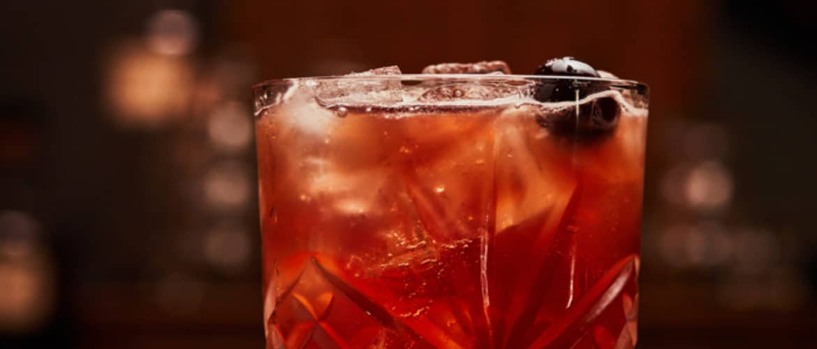 Whiskey Punch Cocktail made with Pendleton 1910 Whisky