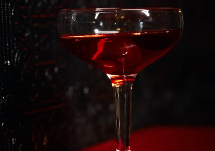 Midnight Manhattan Cocktail made with Pendleton Midnight Whisky