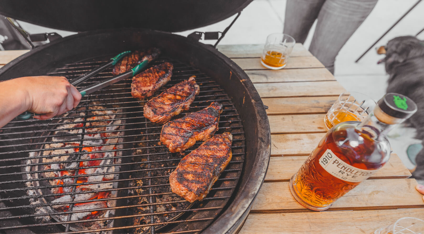 How to grill with whisky