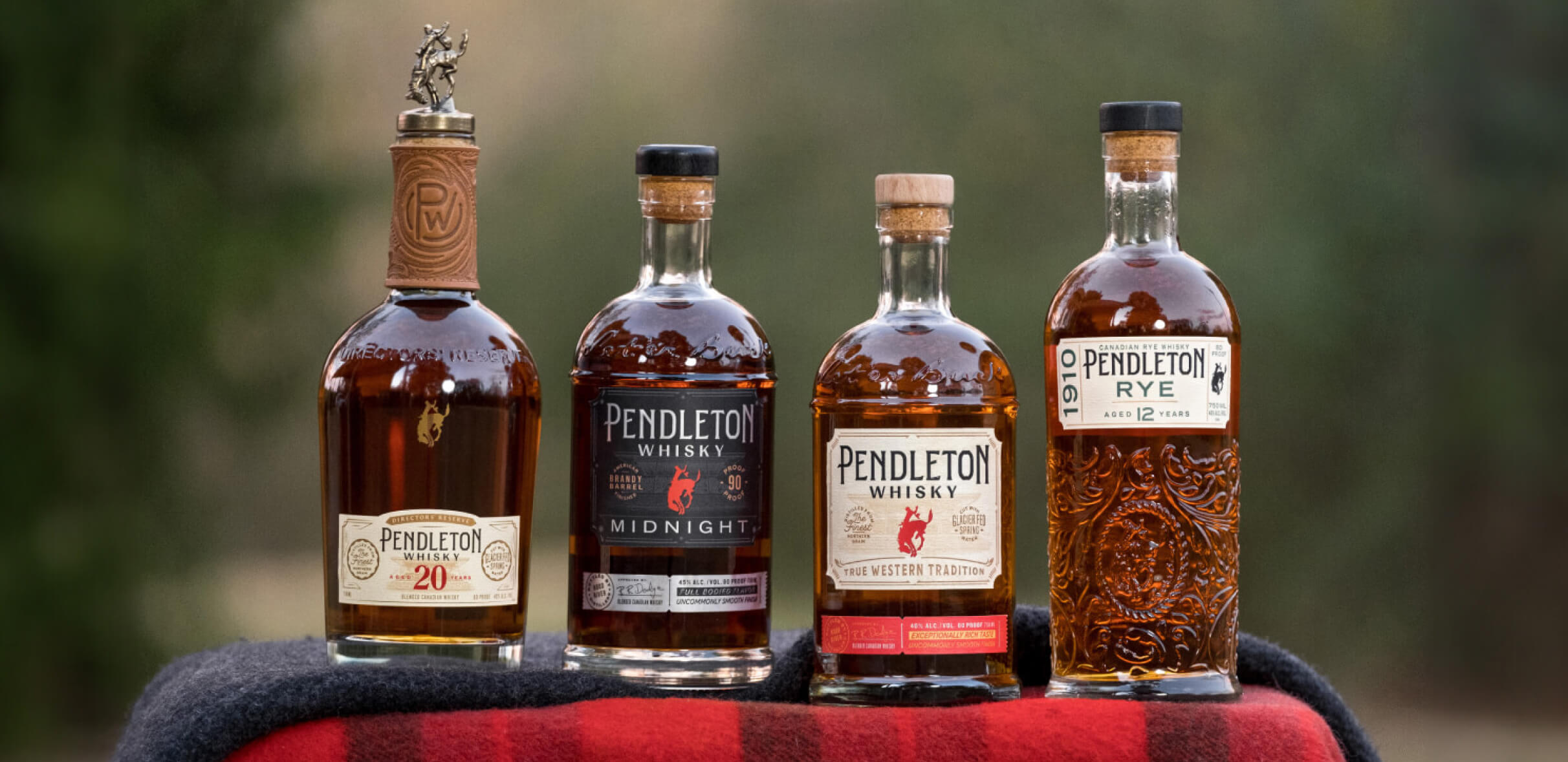 Pendleton Whisky Bottles