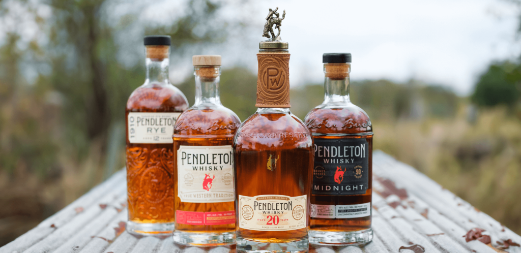 Pendleton Whisky Bottles