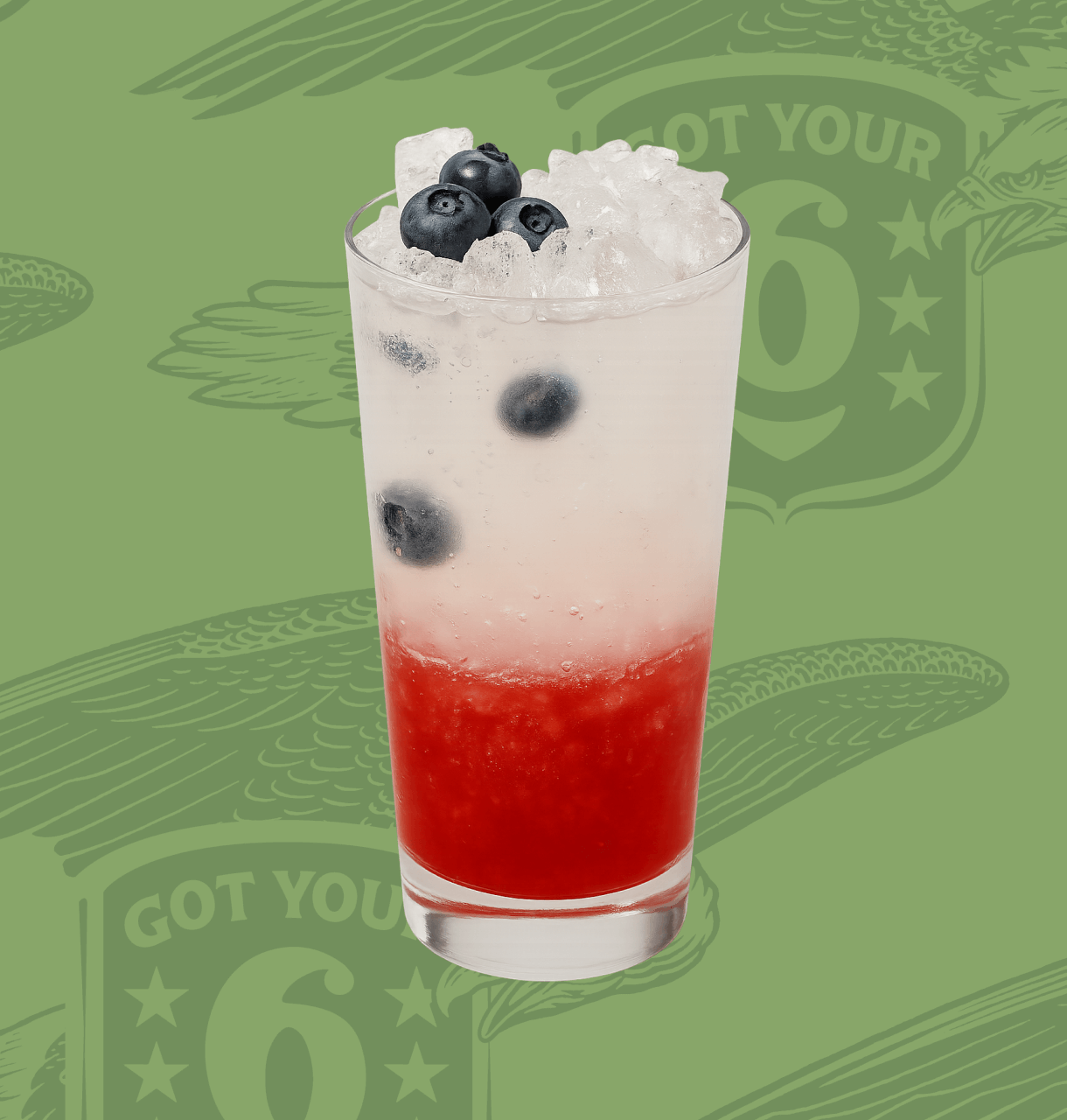 Pendleton Military Stars and Stripes lemonade cocktail
