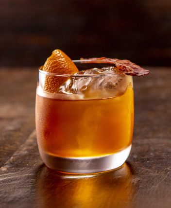 Bacon Infused Western Manhattan