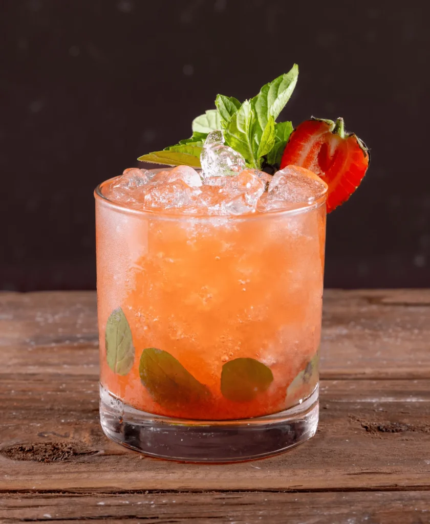Strawberry Bourbon Smash